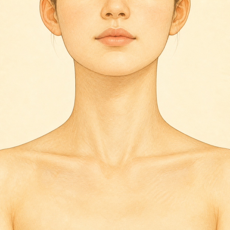 Ilustración de cuello