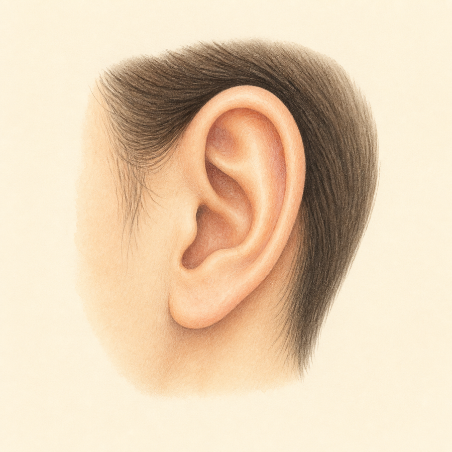 Ilustración de oreja