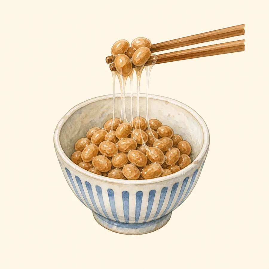Ilustración de nattō