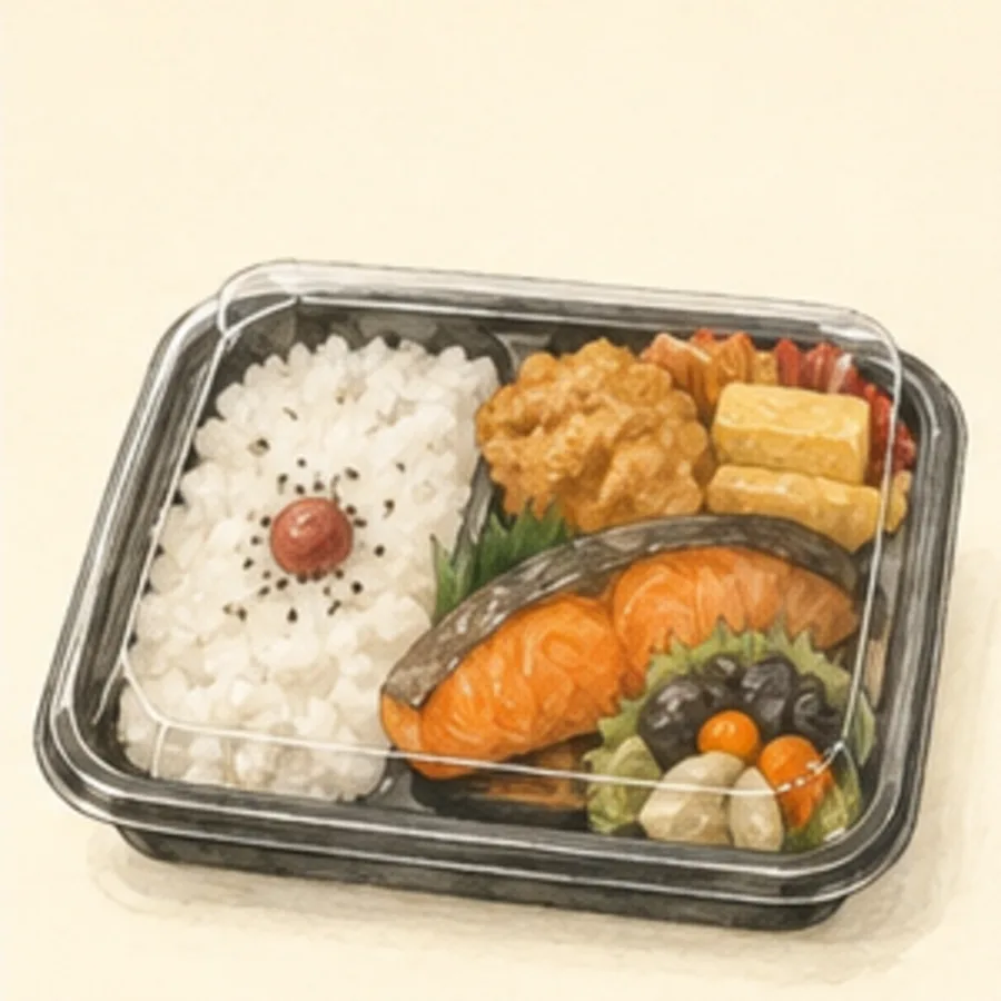 Ilustración de comida preparada