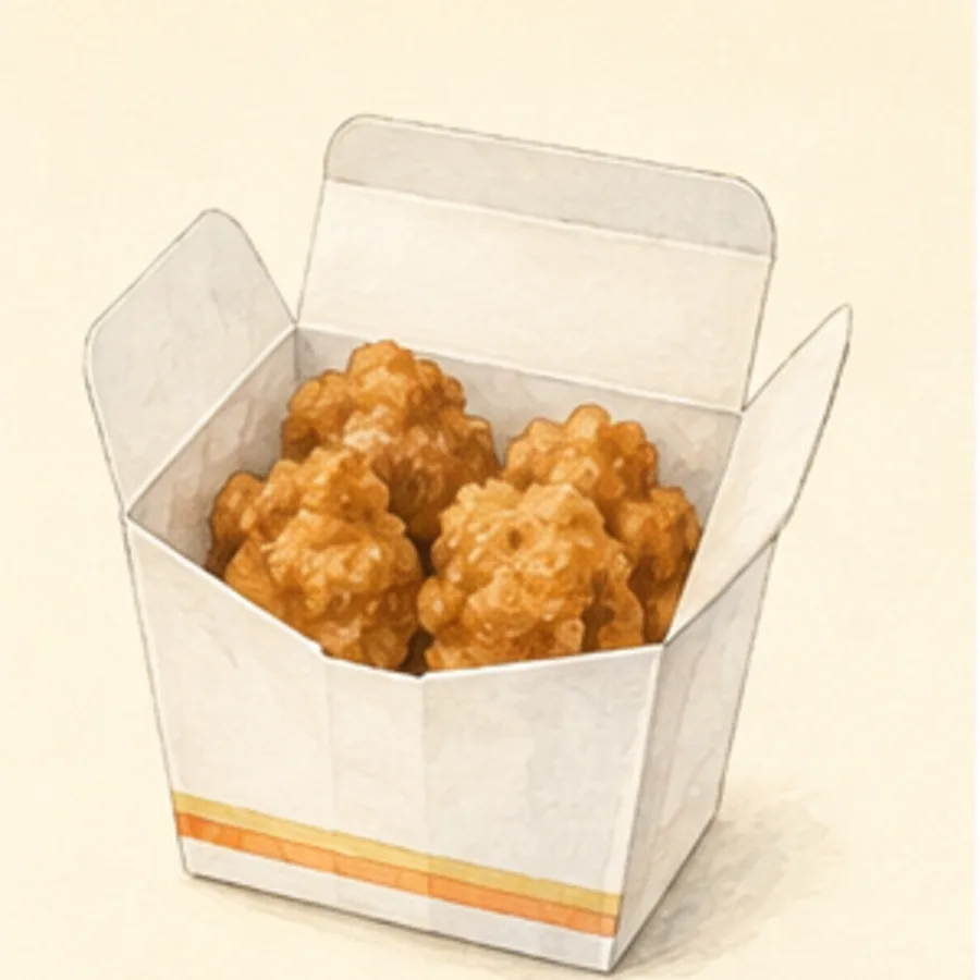 Ilustración de pollo frito
