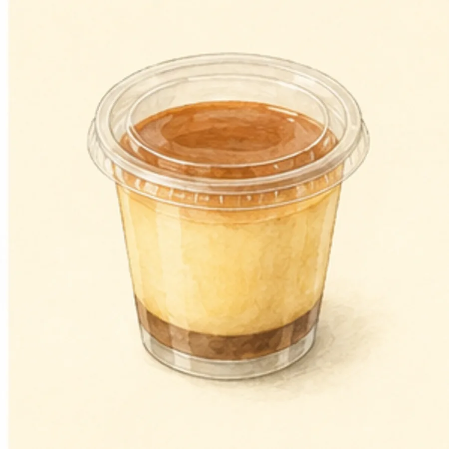 Ilustración de flan