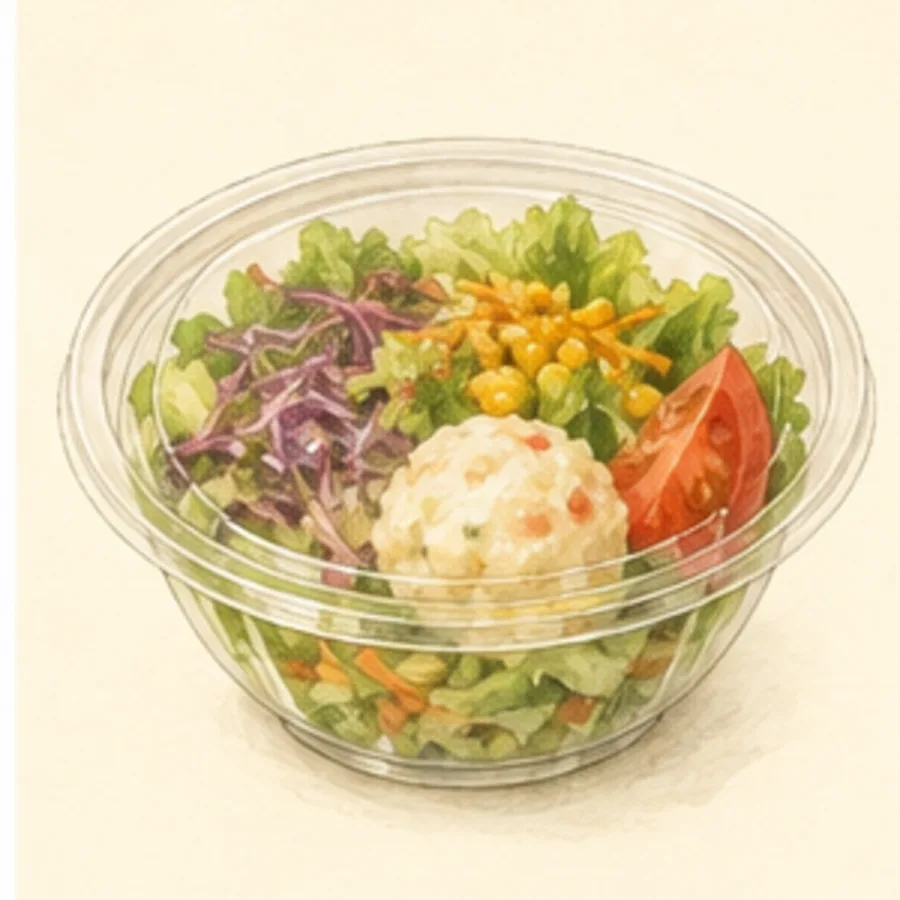 Ilustración de ensalada