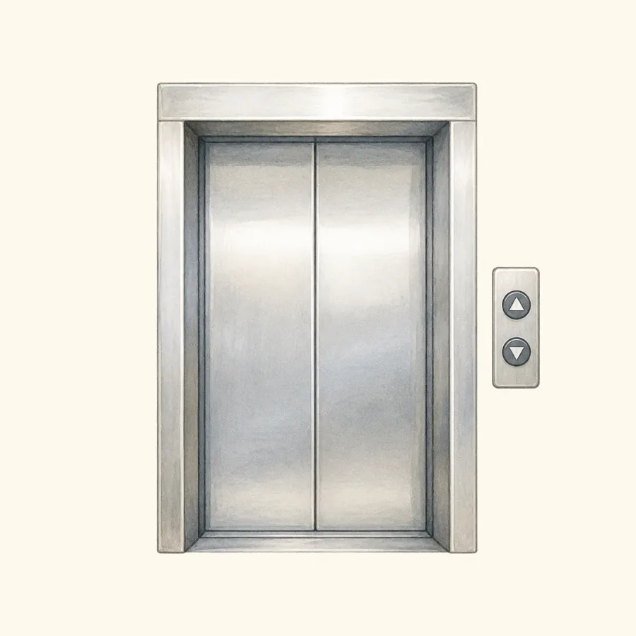 Ilustración de ascensor