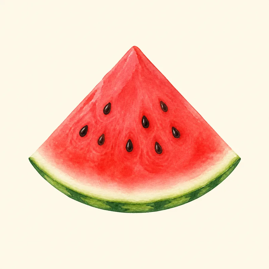 Ilustración de sandía