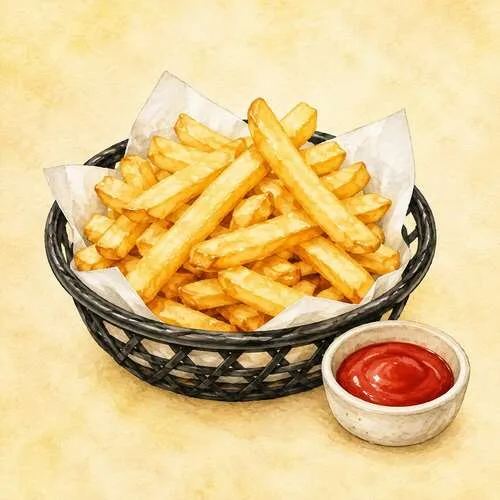 Ilustración de patatas fritas