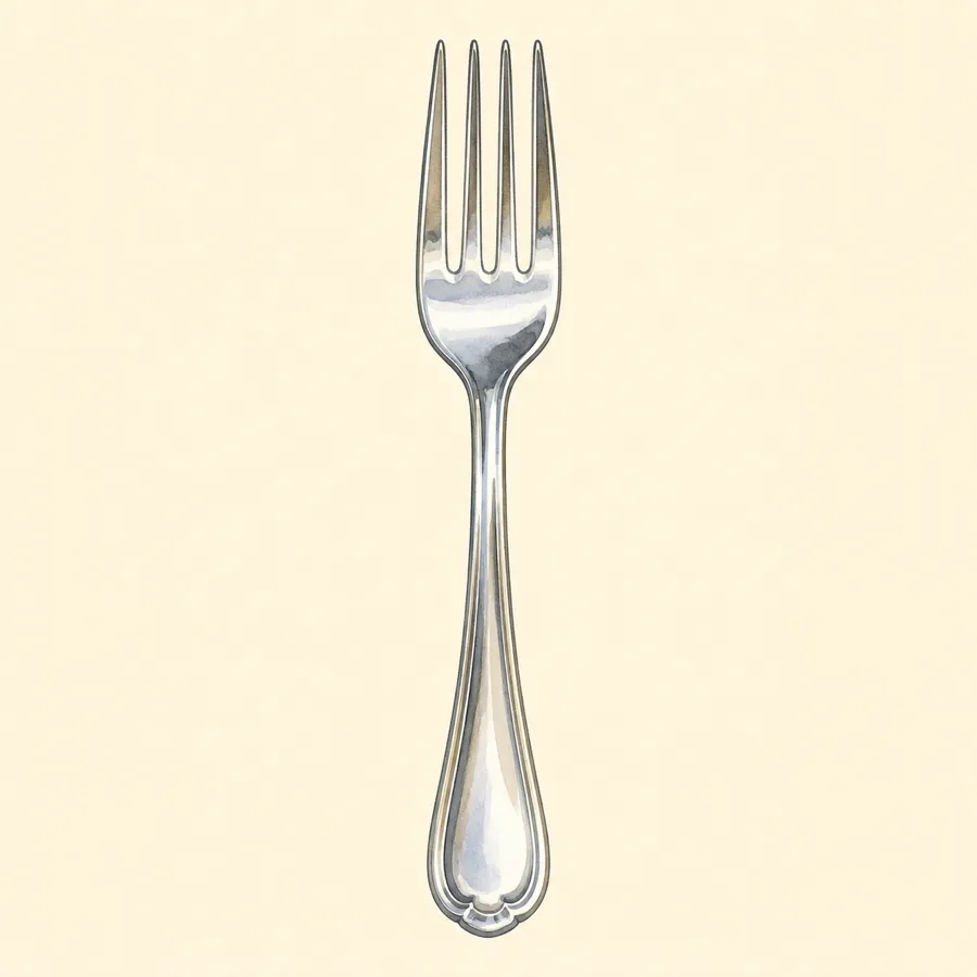 Ilustración de tenedor