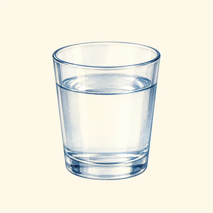 Ilustración de vaso