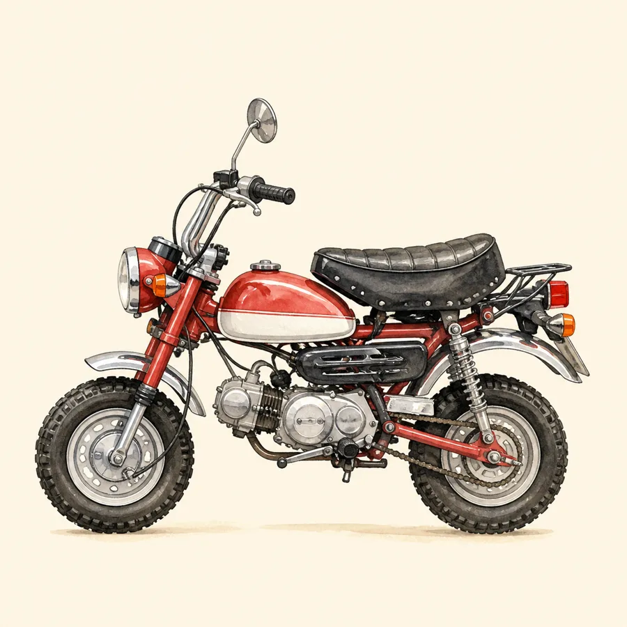 Ilustración de moto