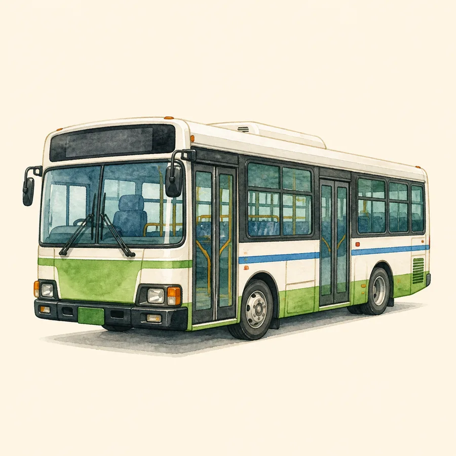 Ilustración de autobús