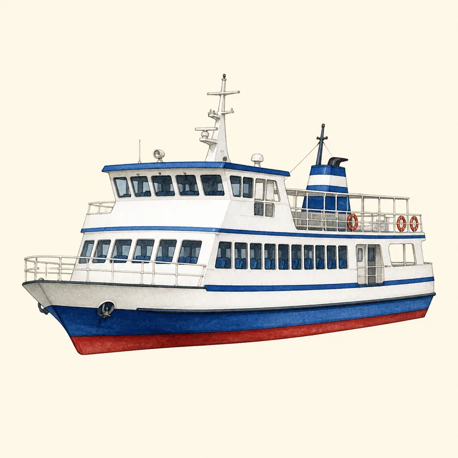 Ilustración de ferri