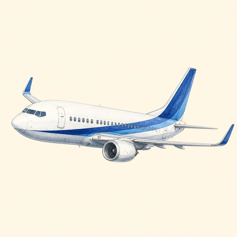 Ilustración de avión